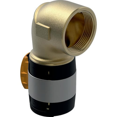 Geberit FlowFit bøjning 90° 63mmx2" blyfri rødgods - 1