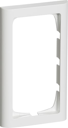 FUGA ramme Softline 63 2 modul lodret hvid - 1