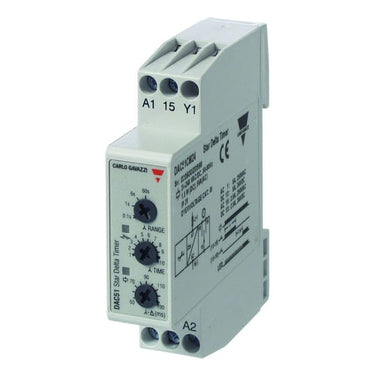 Tidsrelæ Stjerne/trekantstimere 24VDC & 24-240VAC Byggebredde 175mm - 1