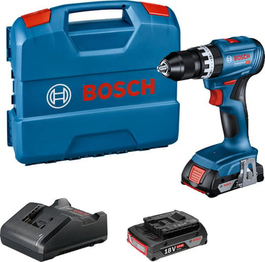 Bosch GSB 18V-45 Slagboremaskine 2X2AH LC - 1