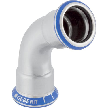 GEBERIT MAPRESS bøjning 60° rustfrit syrefast stål 28mm presmf - 1