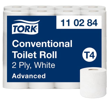 Tork toiletpapir 2-lags rl 31,4m T4 hvid - 1
