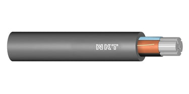 Forsyningskabel PEX-AL Flex 4X240 0,6/1kV Mørkegrå Tr500 - 1