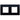 Ramme 2-modul Intense matt blk - 1