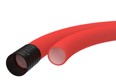 Kabelrør Flex HDPE Ø90/75 50M 450N Rød - 1