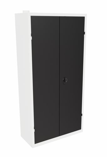Blika Kemikalieskab KS-1 med 4 hylder RAL 7035/9005 - 1