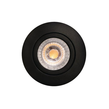 Luna Low profile 2.0 Downlight ISO Mat Sort 2700K 460lm 5,9W Indendørs/udendørs Dæmpbar IP44 - 1