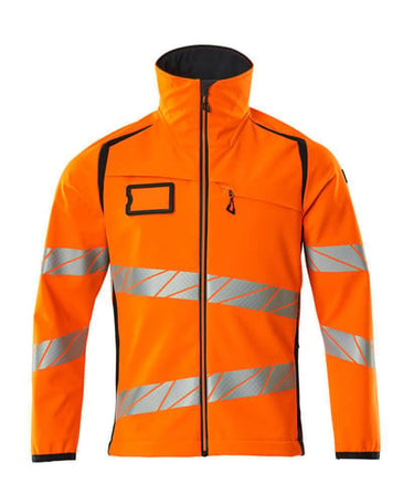 Mascot Softshell jakke 19002 Hi-Vis orange/mørk marine str M - 1