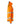 Mascot Striktrøje med kort lynlås 19005 Hi-Vis orange/mørk marine 4XL - 4