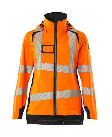 Mascot Skaljakke 19011 Hi-Vis orange/mørk marine str 2XL - 1