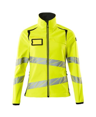 Mascot Softshell jakke 19012 Hi-Vis gul/sort str XS - 1