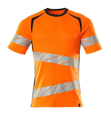 Mascot T-shirt 19082 Hi-Vis orange/mørk marine str XL ONE - 1