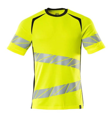 Mascot T-shirt 19082 Hi-Vis gul/sort str 5XLONE - 1