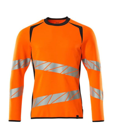 Mascot Sweatshirt 19084 Hi-Vis orange/mørk marine str XL ONE - 1