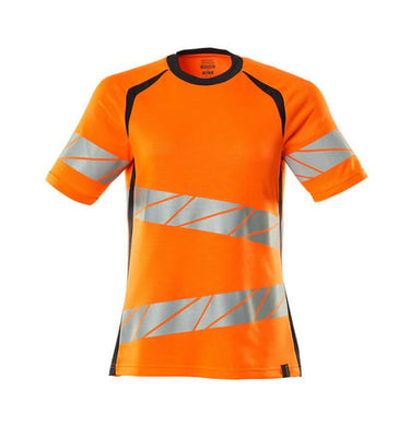 Mascot T-shirt 19092 Hi-Vis orange/mørk marine str S ONE - 1