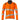 Mascot Sweatshirt med lynlås 19184 Hi-Vis orange/mørk marine str 4XL - 1