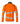 Mascot Sweatshirt med lynlås 19184 Hi-Vis orange/mørk marine str 3XL - 3