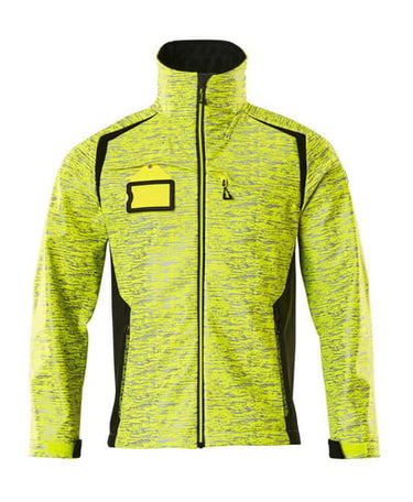 Mascot Softshell jakke 19202 Hi-Vis gul/sort str 4XL - 1