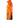 Mascot Fleecetrøje med lynlås 19403 Hi-Vis orange/mørk marine str 2XL - 2