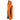 Mascot Fleecetrøje med kort lynlås 19353 Hi-Vis orange/mørk marine str M - 4