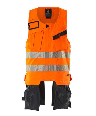 Mascot Værktøjsvest 19589 Hi-Vis orange/mørk marine str L - 1
