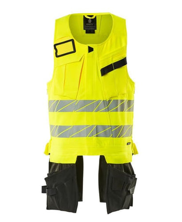 Mascot Værktøjsvest 19589 Hi-Vis gul/sort str 2XL - 1