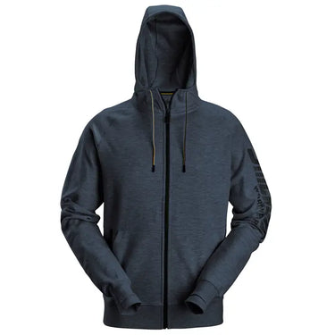 Snickers Logo m/lynlås 2895 Hættetrøje navy str XL - 1