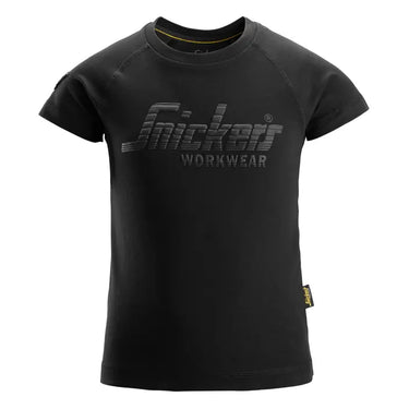 Snickers jr. logo T-shirt 7514 sort str 134/140 - 1