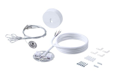 Philips Paneltilbehør RC159Z Justerbart wiresæt hvid inkl. roset og ledning til DALI SME-4 - 1
