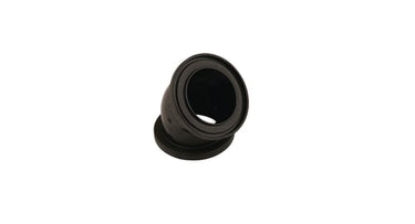 Henco bøjning 45° PVDF 75mm sort - 1