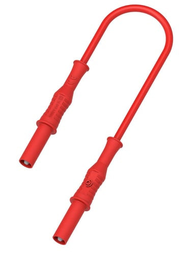Prøveledning - 2314 Rød 200cm 2,5mm2 silikone - 1