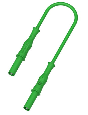 Prøveledning - 2314 Grøn 200cm 2,5mm2 silikone - 1