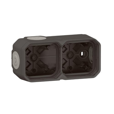 PLEXO 55 IP55 underlag 4 modul membran, antracit - 1