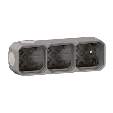 PLEXO 55 IP55 underlag 6 modul membran, grå - 1