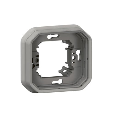 PLEXO 55 IP55 montageramme for planforsænket 2 modul grå - 1