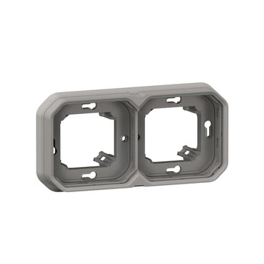 PLEXO 55 IP55 montageramme for planforsænket 4 modul grå - 1
