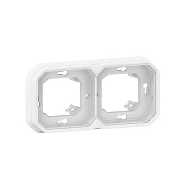PLEXO 55 IP55 montageramme for planforsænket 4 modul hvid - 1