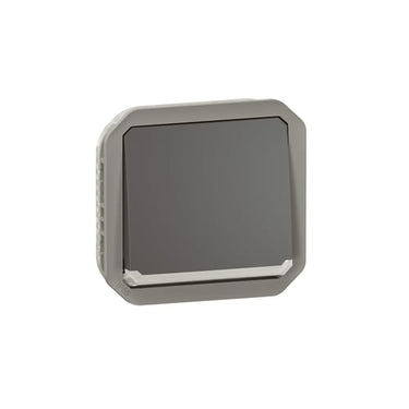 PLEXO55 2-pol afbryder 10A 2 modul antracit - 1
