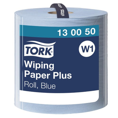 Tork Aftørringspapir Plus Blå Rl m/510 m W1 - 1