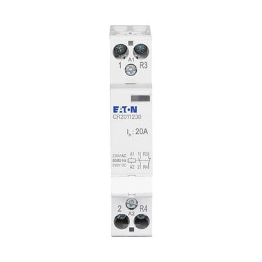 CR2011230 Installationskontaktor 20A 230V AC/DC 1NO+1NC - 1
