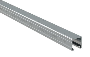 RapidStrut Profilskinne (BUP1000) 6m 2,5mm 41x41 uperf. - 1