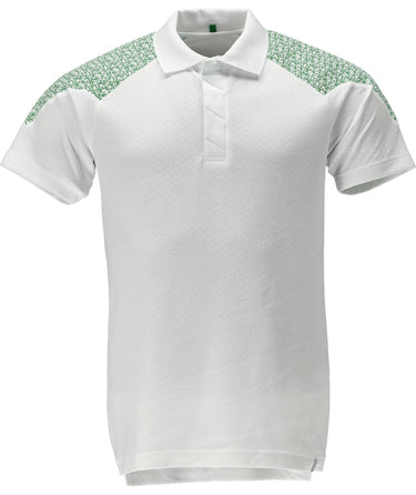 Mascot Poloshirt 20083 Food&Care hvid/grøn str 3XL - 1