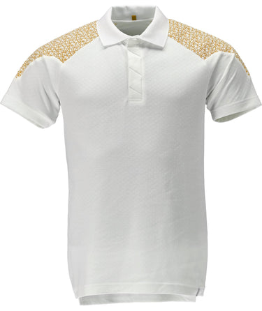 Mascot Poloshirt 20083 Food&Care hvid/gul str L - 1