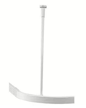 Loftstøtte 60cm for SAFIR forhængsskinne sølvgrå - 1