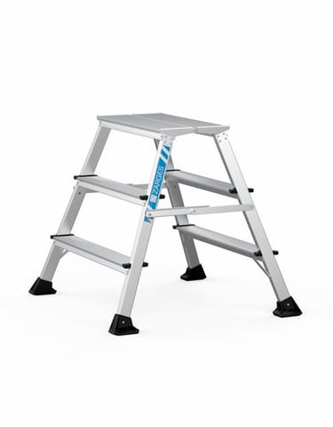 Zarges Arbejdsbuk bred XLstep P 2x3 trin 0,74m - 1