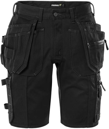 Green håndværkershorts i stretch 2532 GCYD sort str C48 - 1