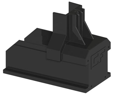 Clickfit Evo Monteringsskinne Endestykke Sort - 1