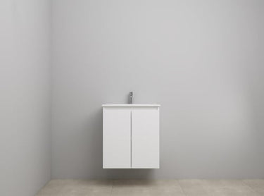 Sanibell Online usamlet møbelsæt 61x46cm mathvid med 2 låger - 1