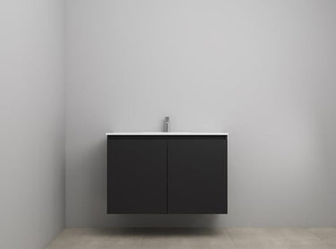 Sanibell Online usamlet møbelsæt 101x46cm matsort med 2 låger - 1