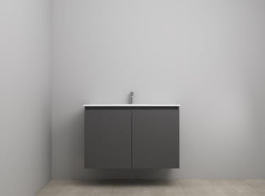 Sanibell Online usamlet møbelsæt 101x46cm mat antracit 2 låger - 1